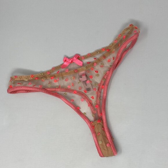 Agent Provocateur Brie Pink Thong AP2 Small - Picture 1 of 9